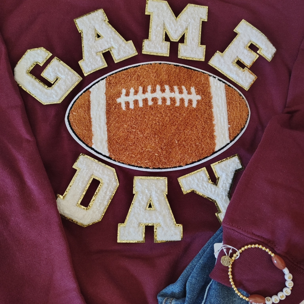 Game Day Maroon Sweatshirt